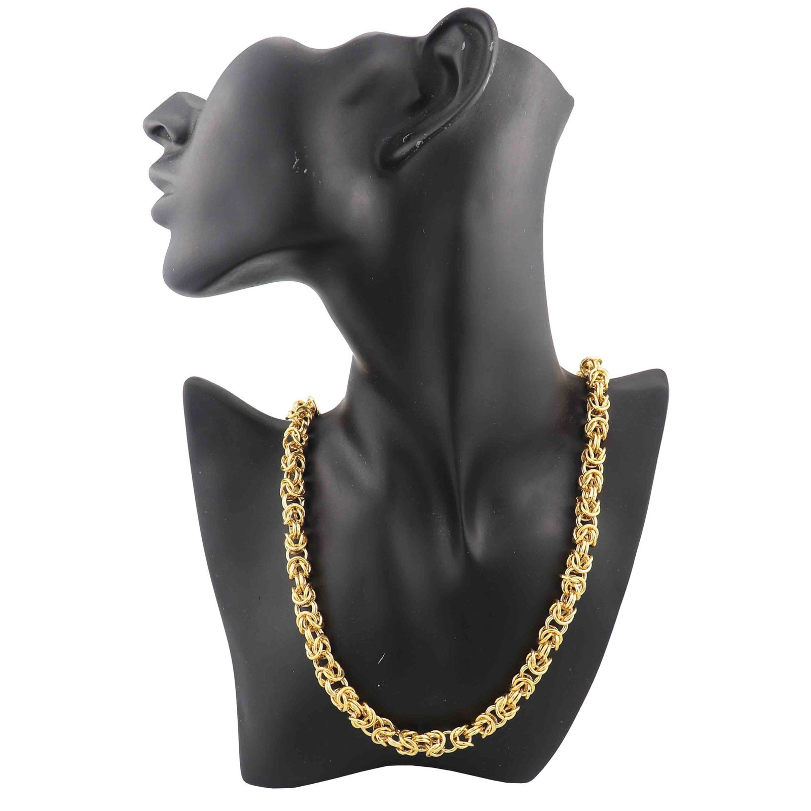 Wholesale hip hop style fashion jewelry 18k gold-plated necklace jewelry men's and women's necklaces